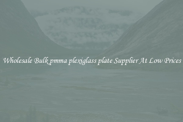 Wholesale Bulk pmma plexiglass plate Supplier At Low Prices