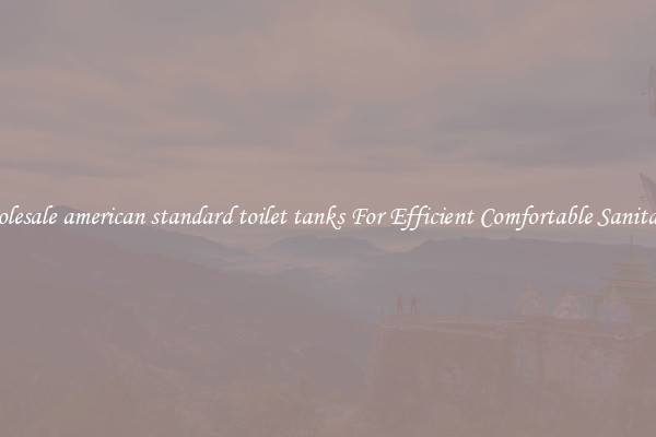Wholesale american standard toilet tanks For Efficient Comfortable Sanitation